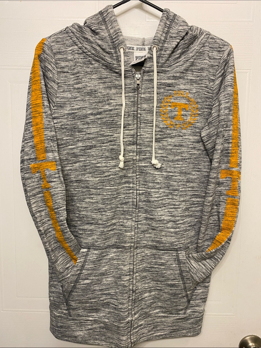 Victoria's Secret PINK University of Tenn Marled Zip Hoodie XS